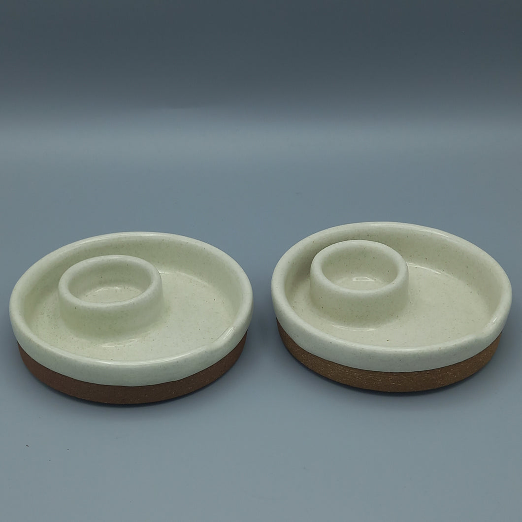 Stoneware Egg cups pair 10.5cms Denby style