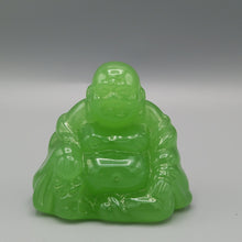 Load image into Gallery viewer, Green Glass Buddha 5.5cms tall
