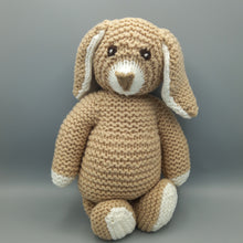 Load image into Gallery viewer, Handmade Knitted Rabbit 34cms tall
