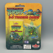 Load image into Gallery viewer, Teenage Mutant Ninja Turtles Trading Cards &amp; 3D model 2003 Leonardo
