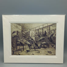 Load image into Gallery viewer, Mounted Print of Frank Paton Submarine Satire
