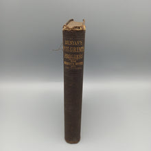 Load image into Gallery viewer, Antique Pilgrims Progress Hardback Book by John Bunyan printed 1858
