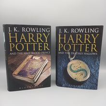 Load image into Gallery viewer, Harry Potter 1st Edition Bloomsbury Print Hardback books Deathly Hallows &amp; Half Blood Prince
