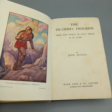 Load image into Gallery viewer, Antique Pilgrims Progress By John Bunyan 1920s Hardback Book
