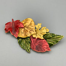 Load image into Gallery viewer, Vintage Leaf design signed Tara large brooch
