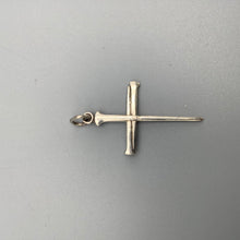 Load image into Gallery viewer, Solid Silver 3 Nail Cross
