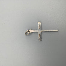 Load image into Gallery viewer, Solid Silver 3 Nail Cross
