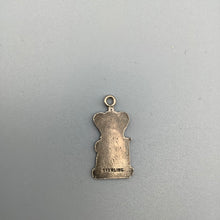 Load image into Gallery viewer, Vintage Silver Queen Elizabeth ER and Crown Pendant
