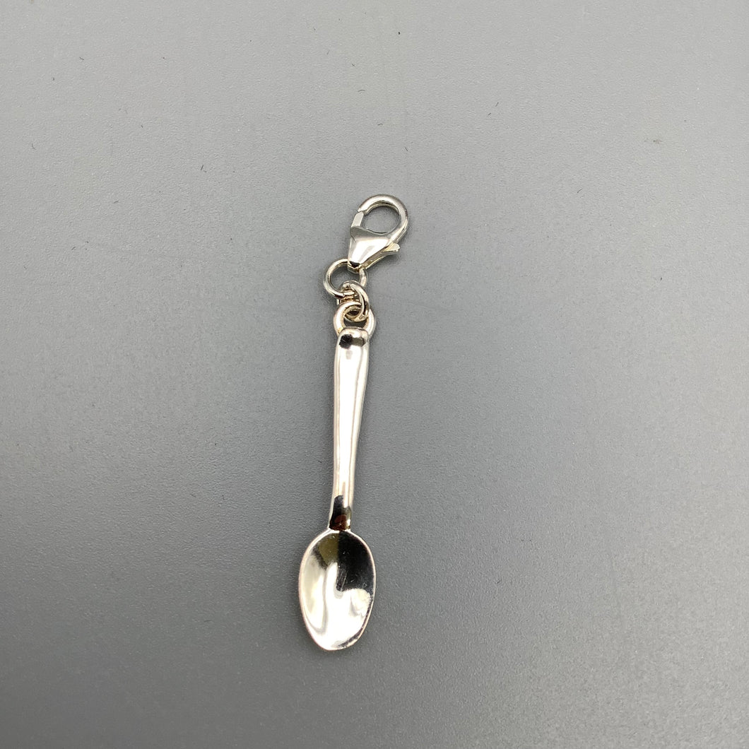 Modern Silver Spoon Pendant