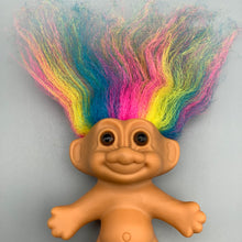 Load image into Gallery viewer, Russ Troll Naked Multi colour hair  3&quot; 1990s
