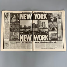 Load image into Gallery viewer, World Trade Centre Twin Towers Tragedy The Mirror Newspaper 2001
