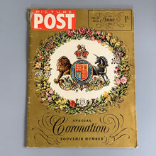 Load image into Gallery viewer, Original 1953 Picture Post Queen Elizabeth Coronation Souvenir Magazine
