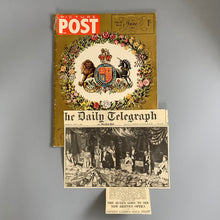 Load image into Gallery viewer, Original 1953 Picture Post Queen Elizabeth Coronation Souvenir Magazine
