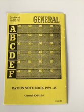 Load image into Gallery viewer, Replica WW2 Ration Book
