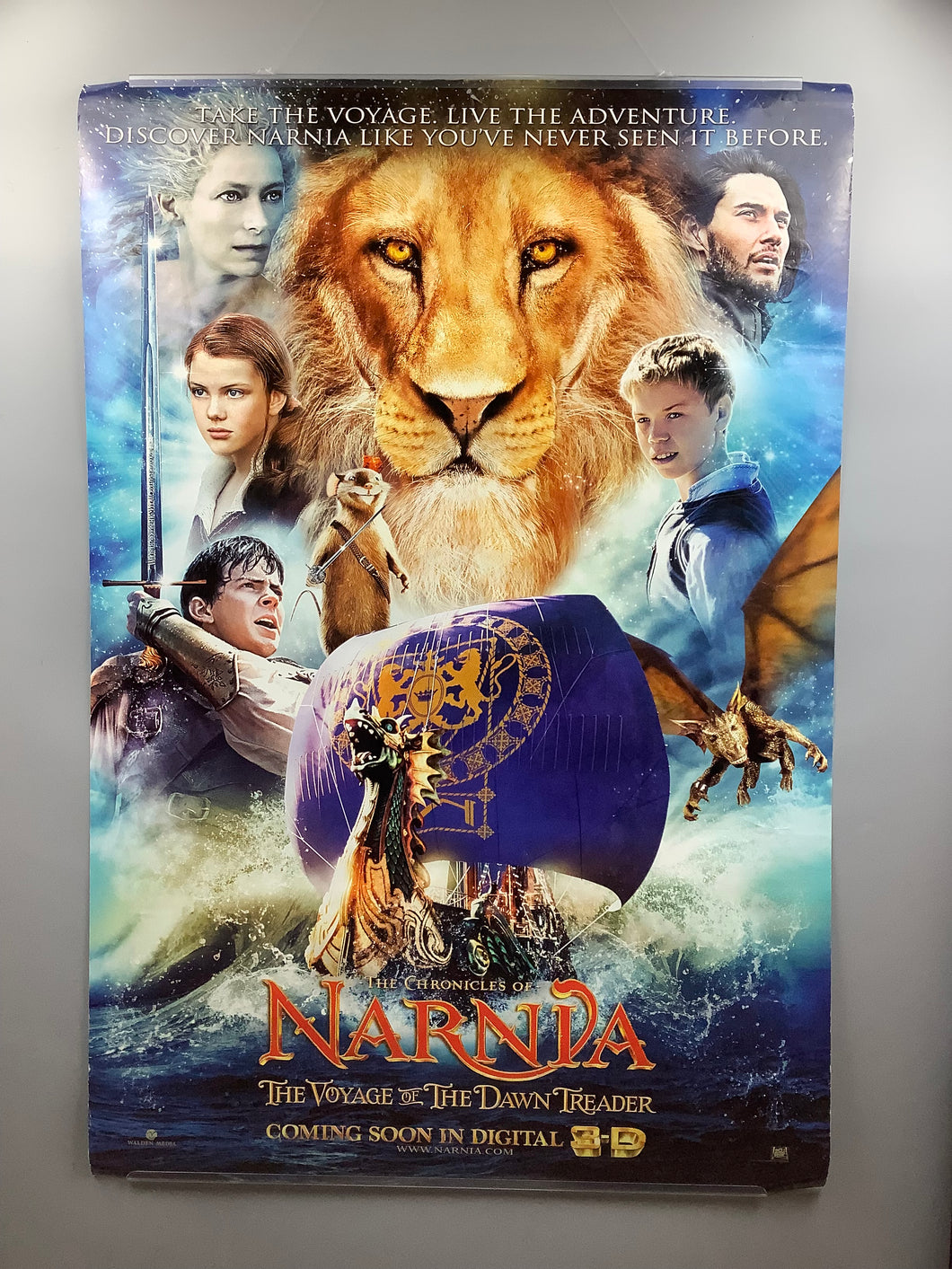 Narnia Original Film Cinema Lightbox One sheet Poster 2010