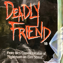 Load image into Gallery viewer, Deadly Friend 1987 Original Horror Film National Screen Poster
