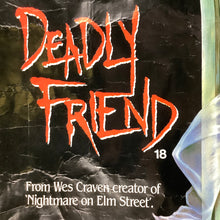 Load image into Gallery viewer, Deadly Friend 1987 Original Horror Film National Screen Poster
