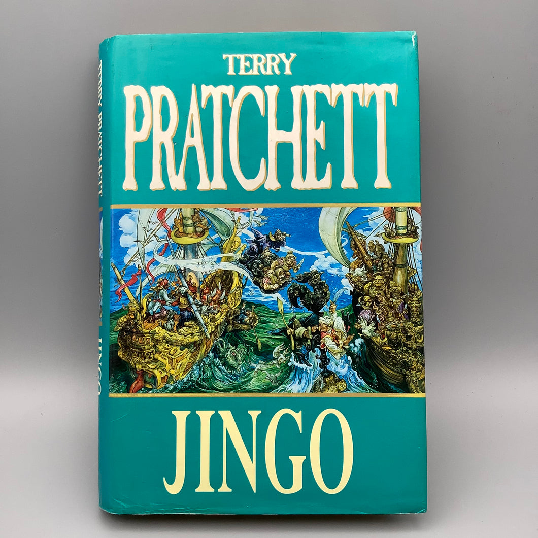 Jingo by Terry Pratchett Hard back book