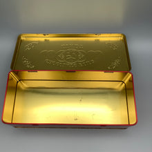 Load image into Gallery viewer, Swiss Lindt Chocolate Hinged Lid Tin Vintage
