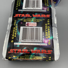 Load image into Gallery viewer, Star Wars 1997 Trilogy Collection 48 x Trading Cards Sealed Boxed
