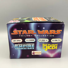 Load image into Gallery viewer, Star Wars 1997 Trilogy Collection 48 x Trading Cards Sealed Boxed
