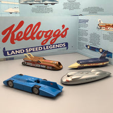 Load image into Gallery viewer, Kellogg Land Speed Legends Legends Wall Charts &amp; Cars 1993
