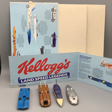 Load image into Gallery viewer, Kellogg Land Speed Legends Legends Wall Charts &amp; Cars 1993
