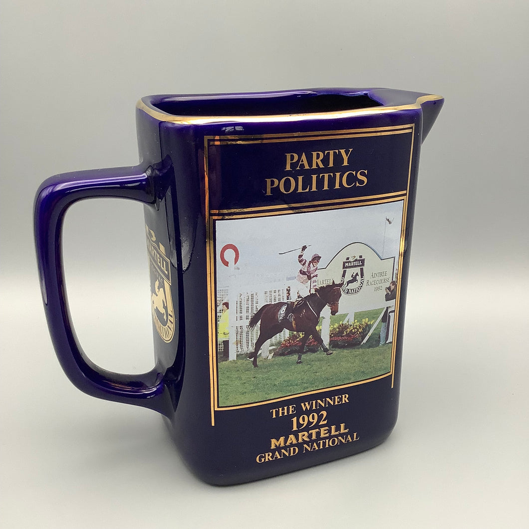 Grand National Martell Winner 1992 Limited Edition Party Politics Water Jug