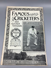 Load image into Gallery viewer, Antique 1895 Famous Cricketers and Cricket Grounds Magazine Part V11 Rare
