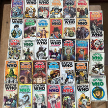 Load image into Gallery viewer, Vintage Collection Dr Who 1970s Paperback Books - Mostly First Editions
